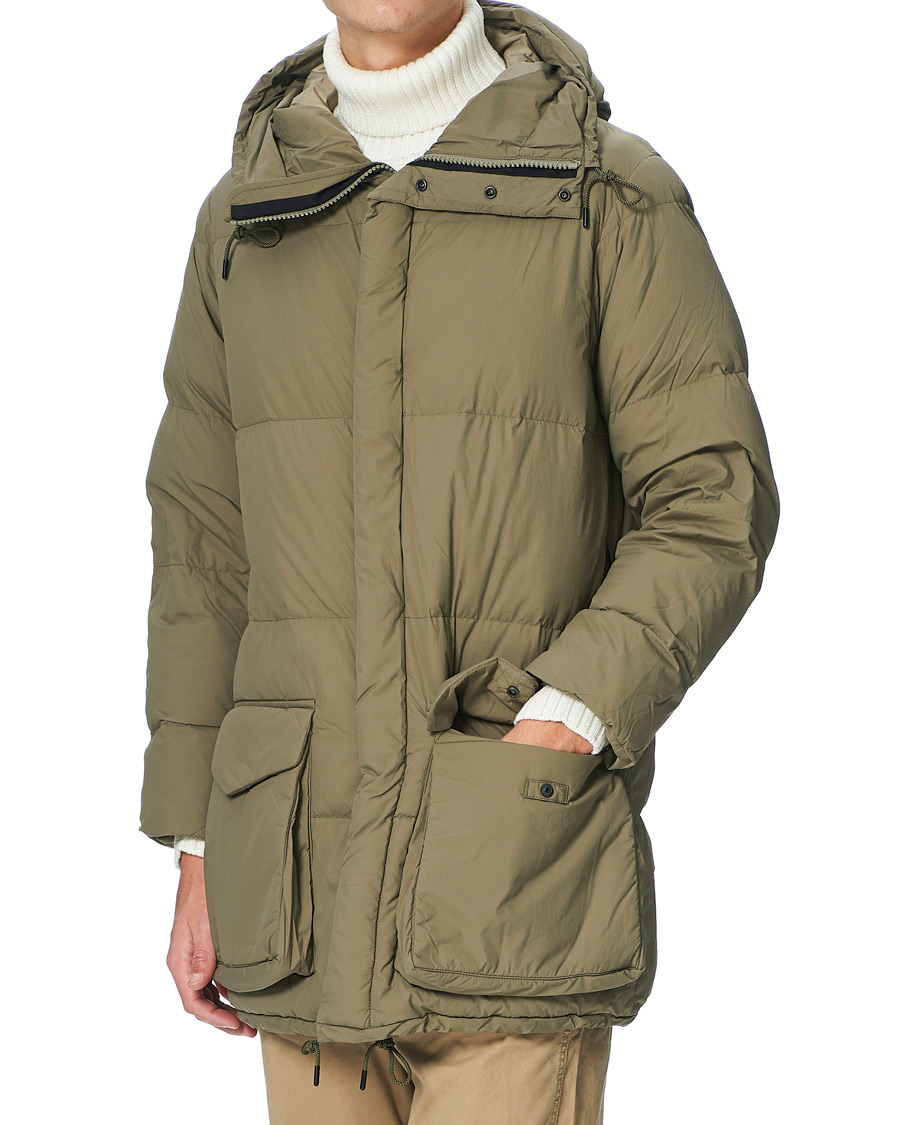 Herre | Jakker | Snow Peak | Recycled Nylon Ripstop Down Coat Beige