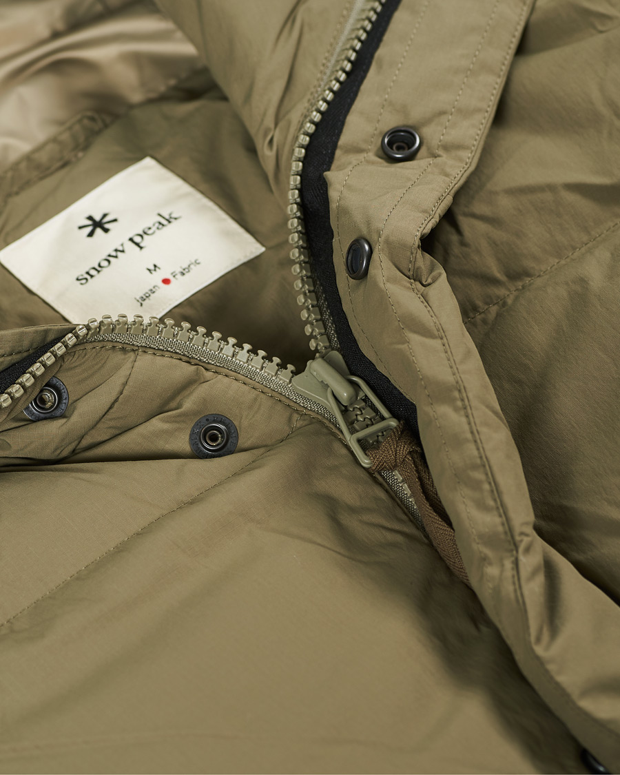Herre | Jakker | Snow Peak | Recycled Nylon Ripstop Down Coat Beige