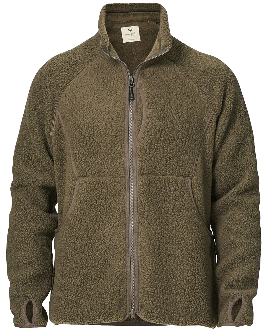 Herre | Gensere | Snow Peak | Thermal Boa Fleece Jacket Khaki