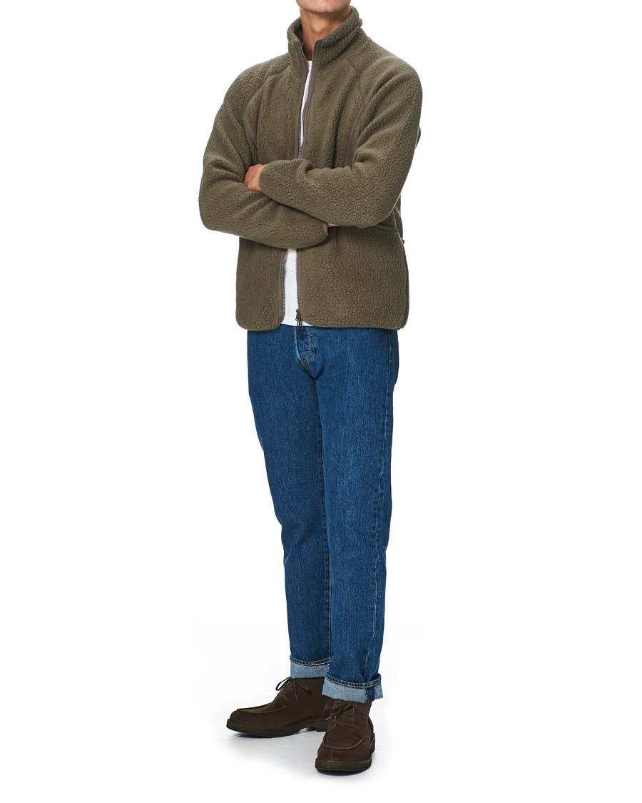 Herre | Gensere | Snow Peak | Thermal Boa Fleece Jacket Khaki
