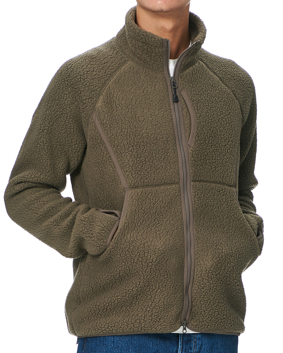 Herre | Gensere | Snow Peak | Thermal Boa Fleece Jacket Khaki