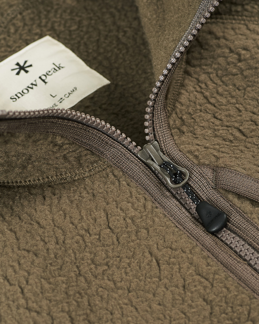 Herre | Gensere | Snow Peak | Thermal Boa Fleece Jacket Khaki