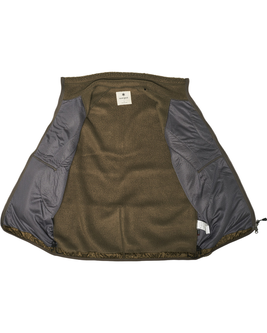 Herre | Gensere | Snow Peak | Thermal Boa Fleece Jacket Khaki