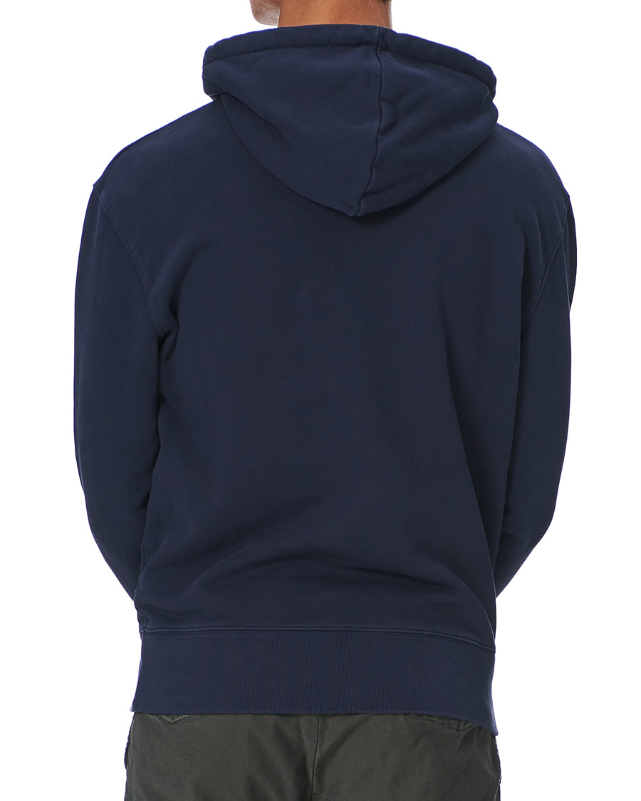 Herre | Gensere | Maison Kitsuné | Grey Fox Head Hoodie Navy