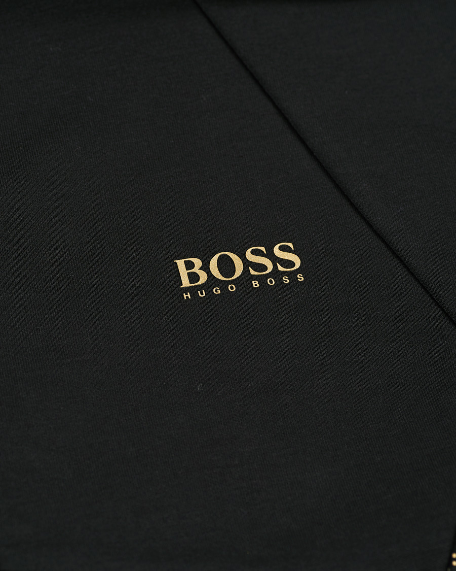 Herre | Gensere | BOSS GREEN | BOSS Athleisure Saggy Full Zip Hoodie Black