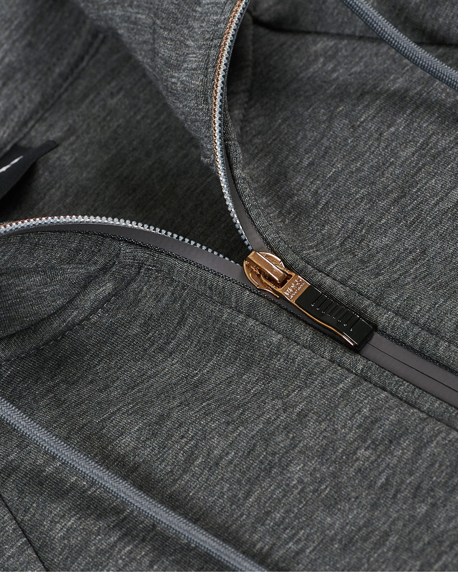 Herre | Gensere | BOSS GREEN | BOSS Athleisure Saggy Full Zip Hoodie Medium Grey