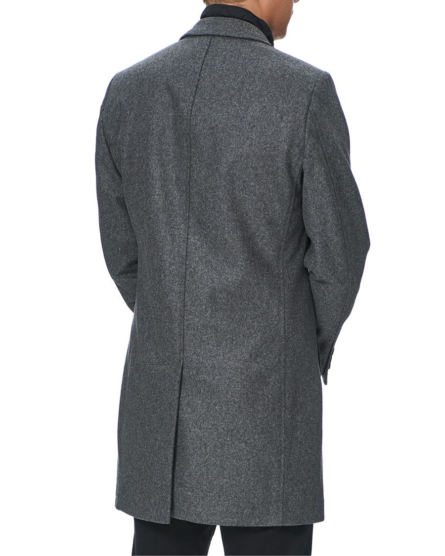 Herre | Jakker | HUGO | Milogan Wool Coat Medium Grey
