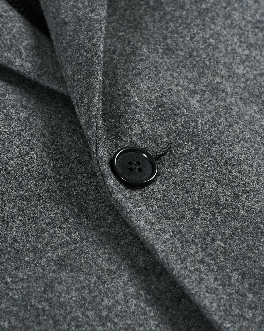 Herre | Jakker | HUGO | Milogan Wool Coat Medium Grey