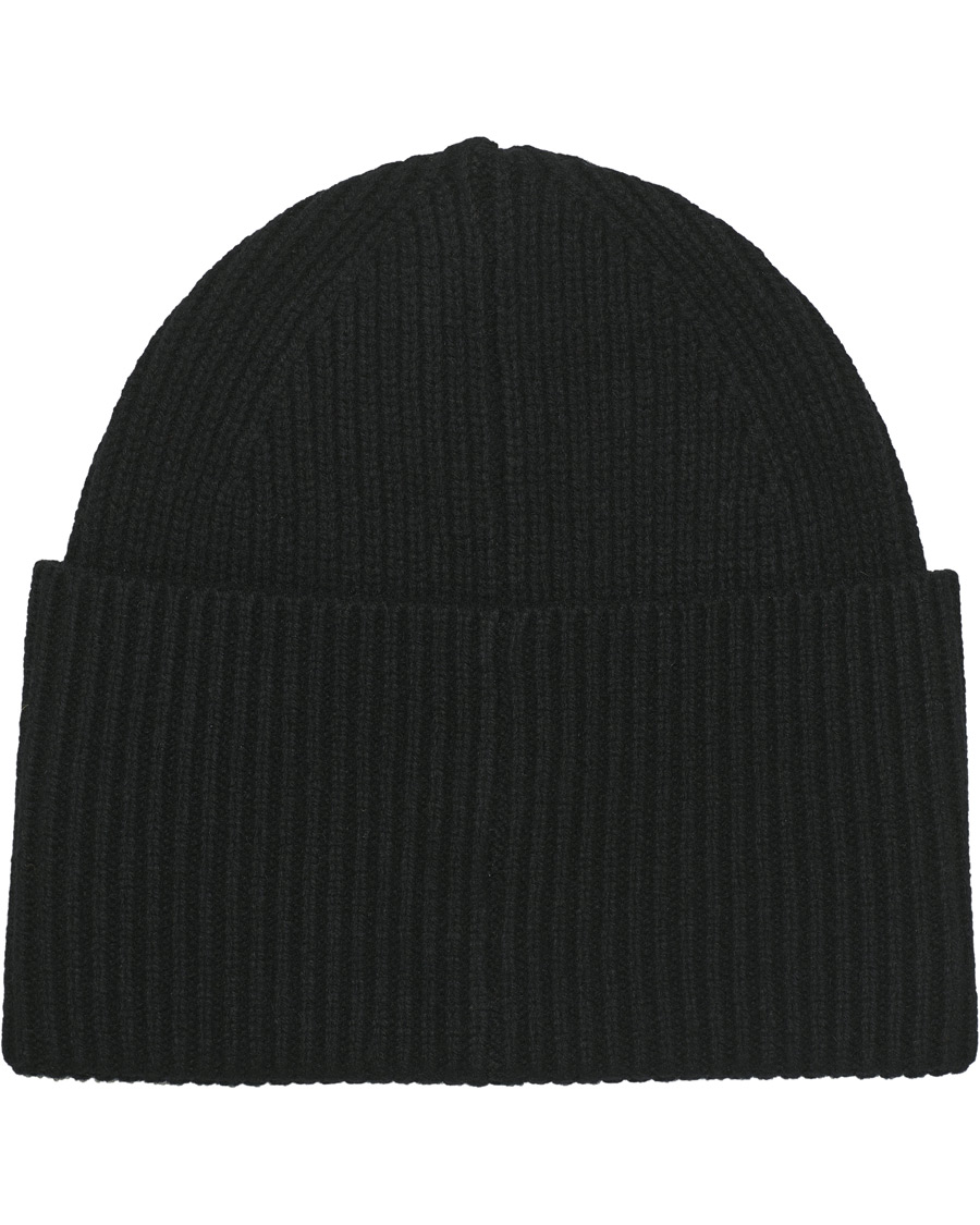 Herre | HUGO Ribbed Logo Beanie Black | HUGO | Ribbed Logo Beanie Black
