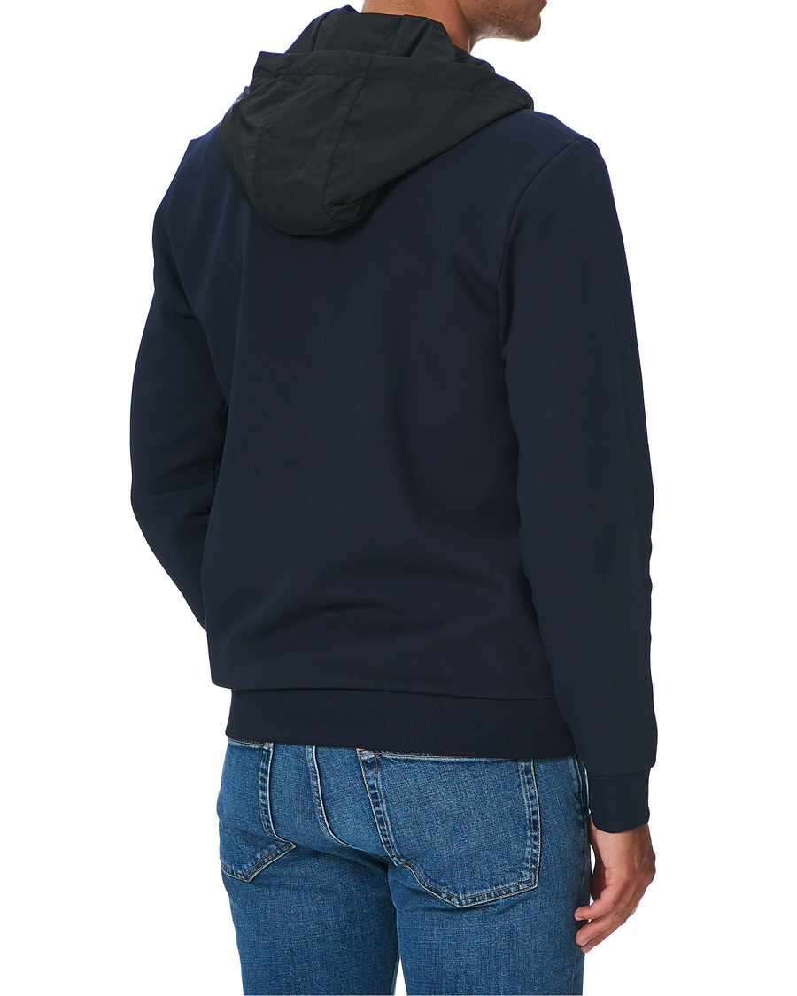 Herre | Gensere | HUGO | Dintonic Shine Full Zip Hoodie Dark Blue