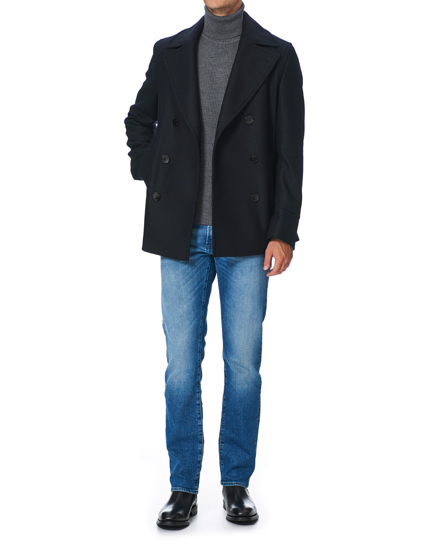 Herre | Jakker | BOSS BLACK | BOSS Hyde Peacoat Dark Blue