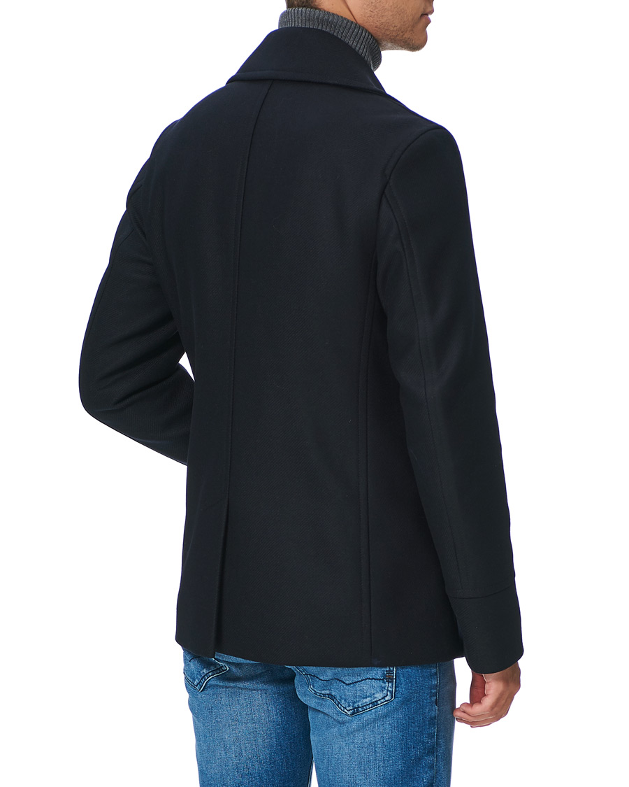 Herre | Jakker | BOSS BLACK | BOSS Hyde Peacoat Dark Blue