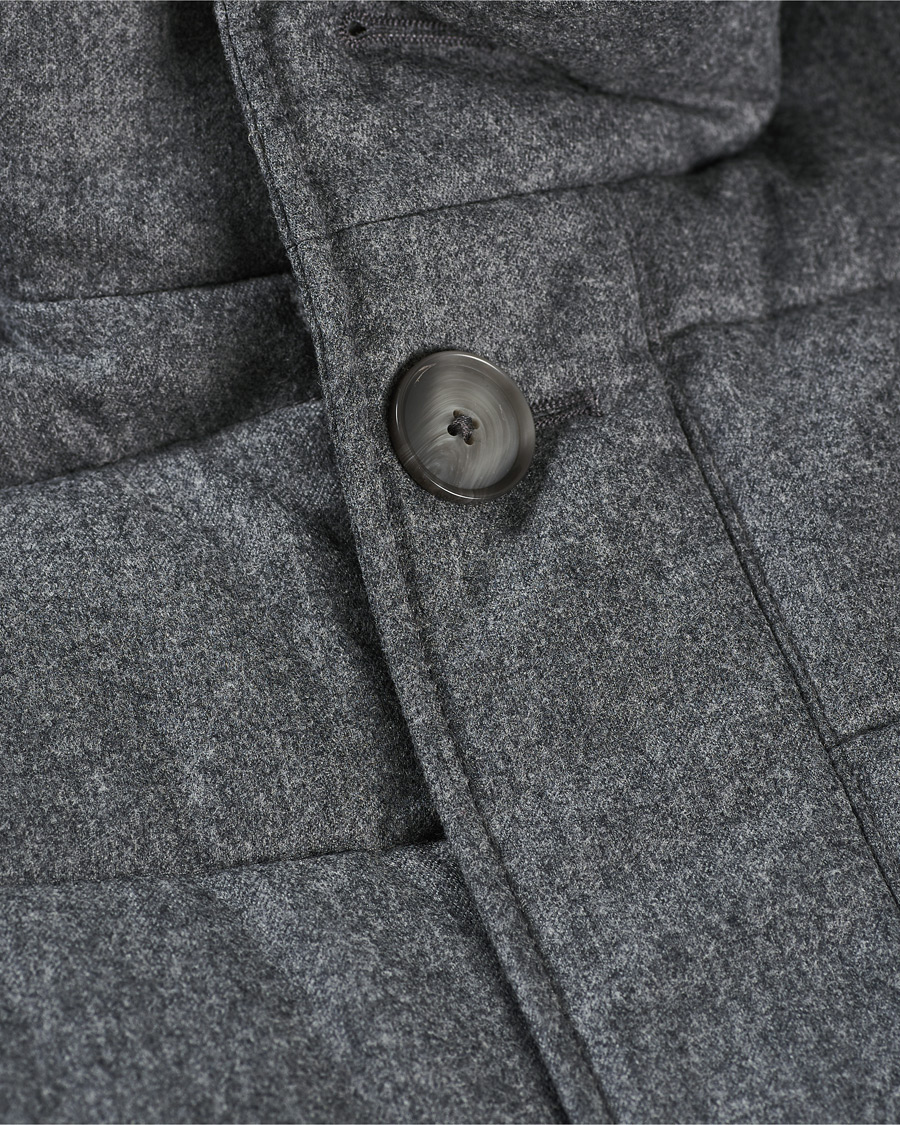 Herre | Jakker | BOSS BLACK | BOSS Hyde Padded Coat Light Grey