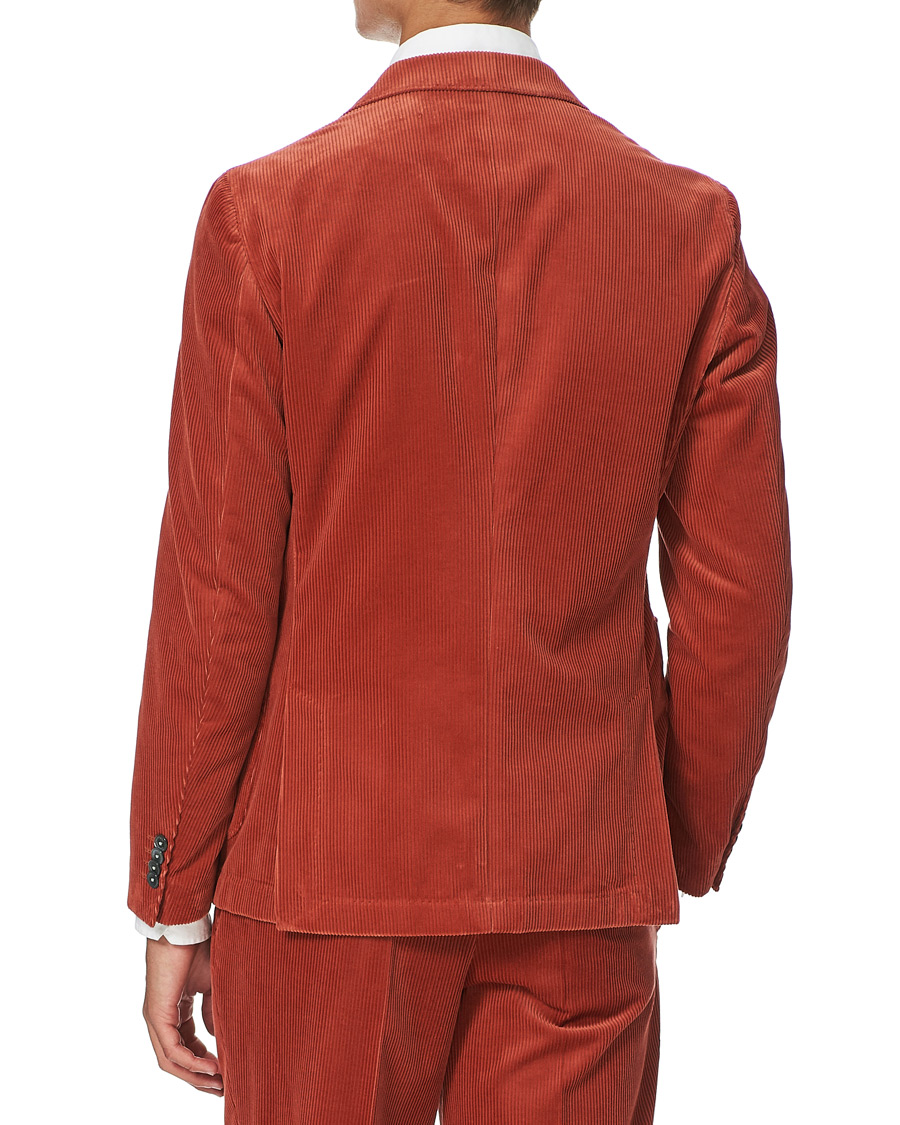 Herre | Dressjakker | BOSS BLACK | BOSS Hanry Corduroy Patch Pocket Blazer Medium Red