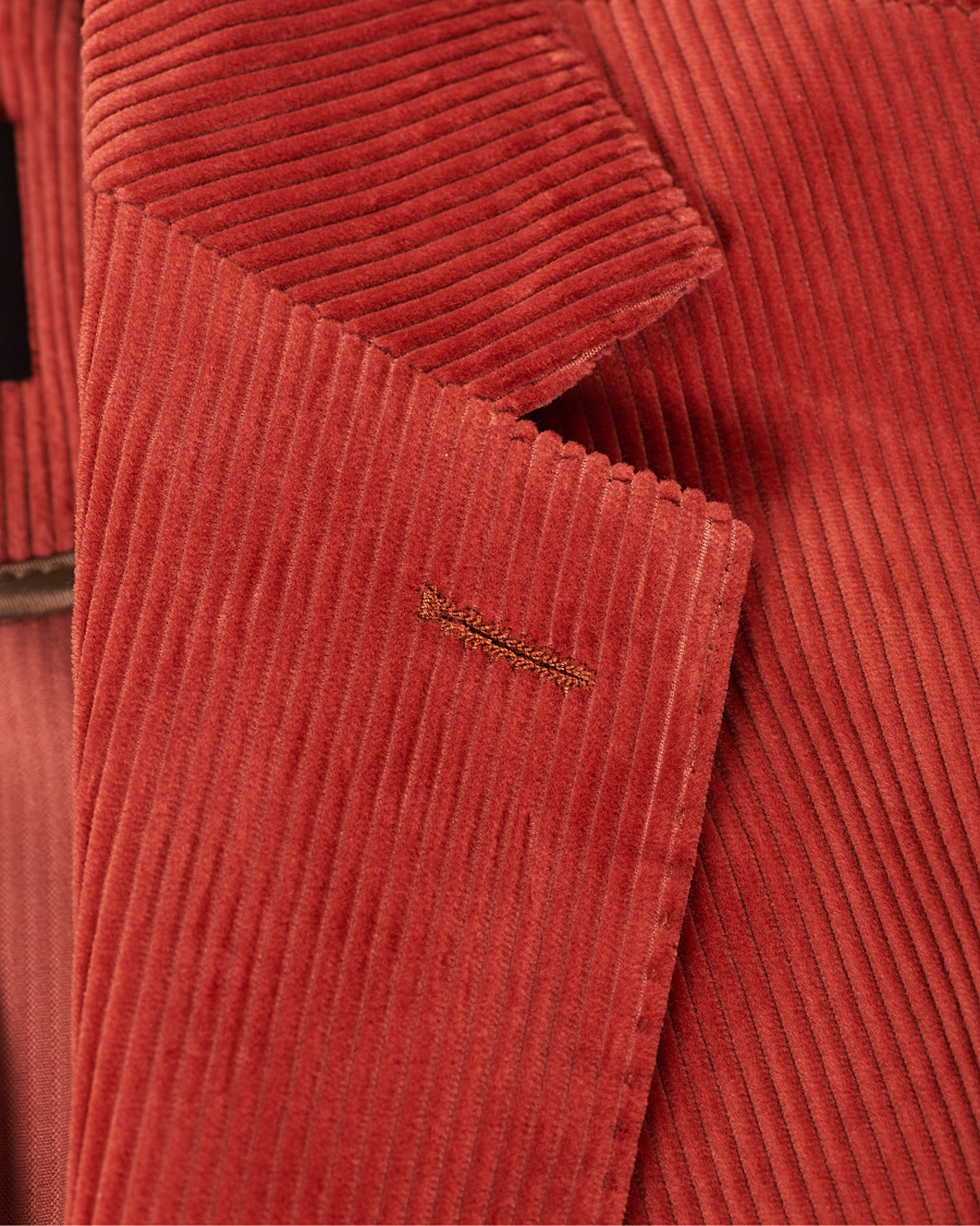 Herre | Dressjakker | BOSS BLACK | BOSS Hanry Corduroy Patch Pocket Blazer Medium Red