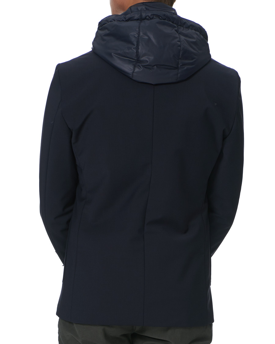 Herre | Jakker | BOSS BLACK | BOSS Hanry Hooded Blazer Jacket Dark Blue