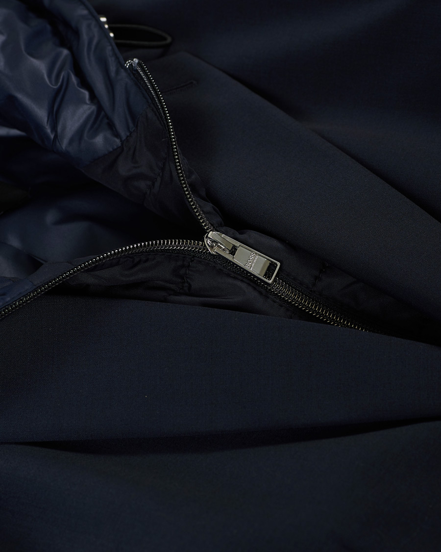 Herre | Jakker | BOSS BLACK | BOSS Hanry Hooded Blazer Jacket Dark Blue