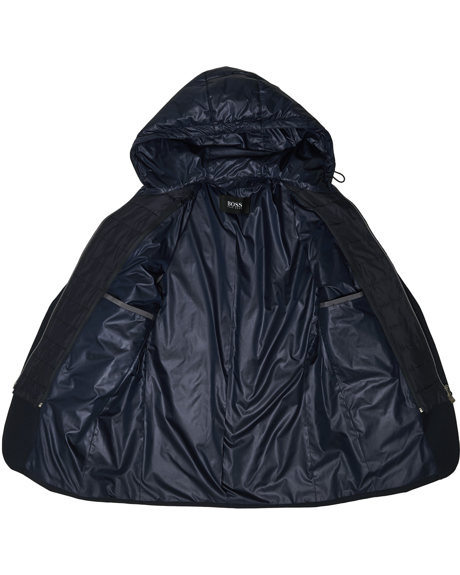 Herre | Jakker | BOSS BLACK | BOSS Hanry Hooded Blazer Jacket Dark Blue