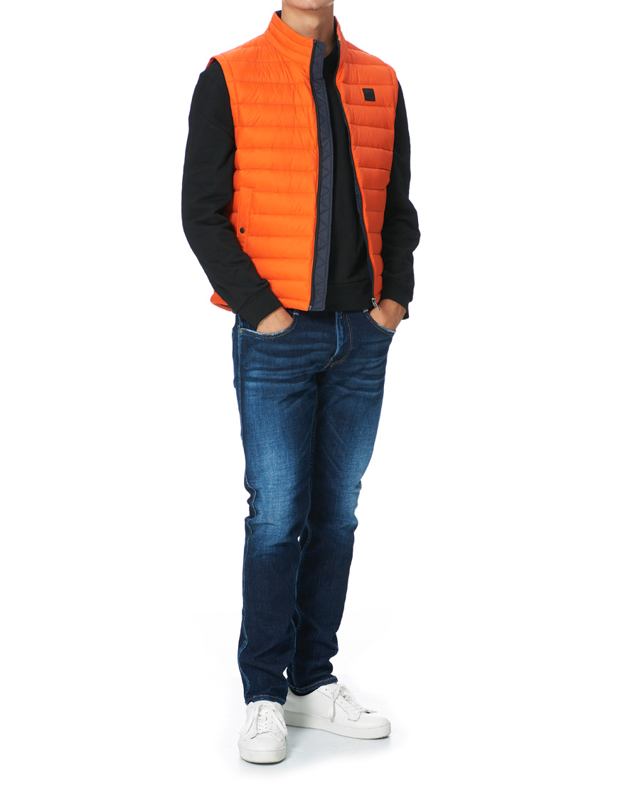 Herre | Jakker | BOSS BLACK | BOSS Chroma Down Vest Bright Orange