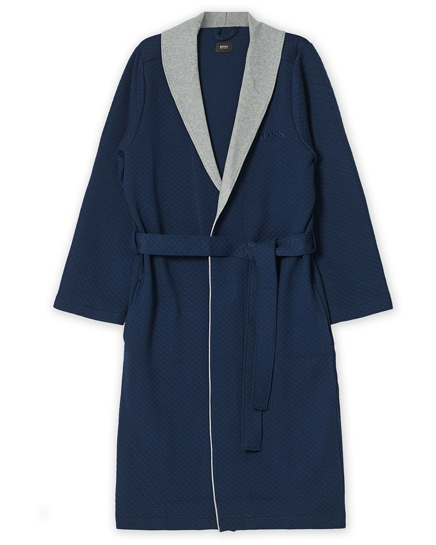Herre | Pyjamaser og badekåper | BOSS BLACK | BOSS Limited Robe Dark Blue