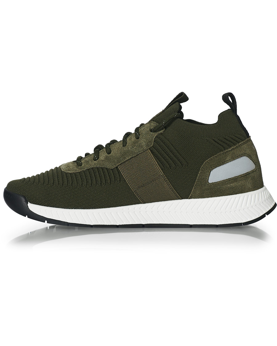 Herre | BOSS Titanum Running Sneakers Dark Green | BOSS BLACK | BOSS Titanum Running Sneakers Dark Green