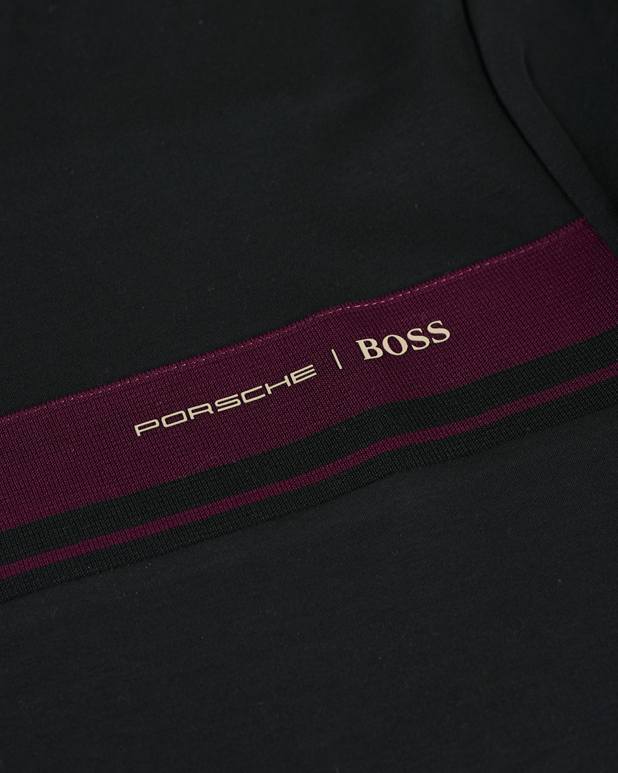 Herre | T-Shirts | BOSS BLACK | BOSS Porsche Capsule Tiburt Crew Neck Tee Black
