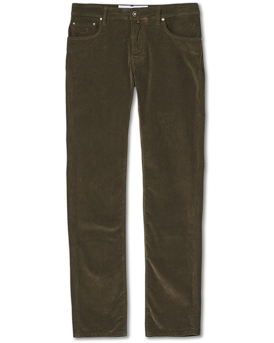 Herre | Bukser | Jacob Cohën | 688 Bard 5-Pocket Corduroy Trousers Brown
