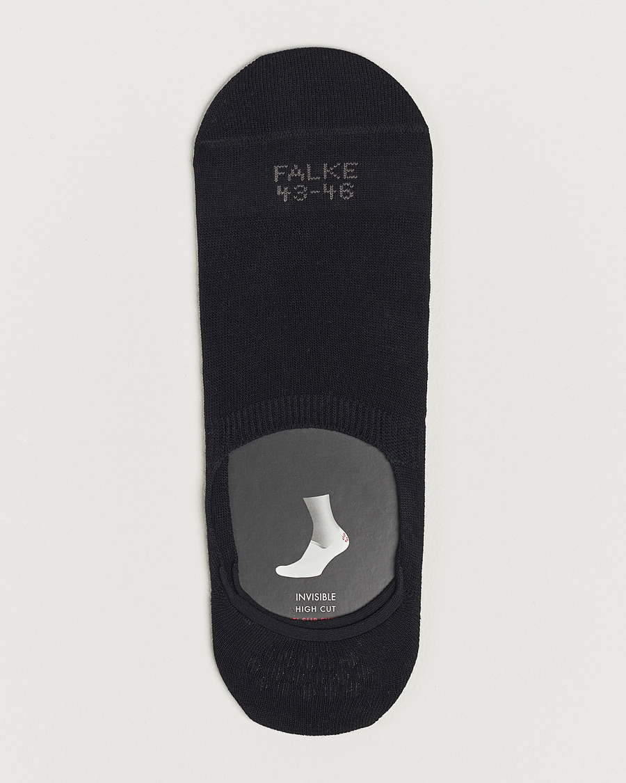Herre |  | Falke | Casual High Cut Sneaker Socks Black