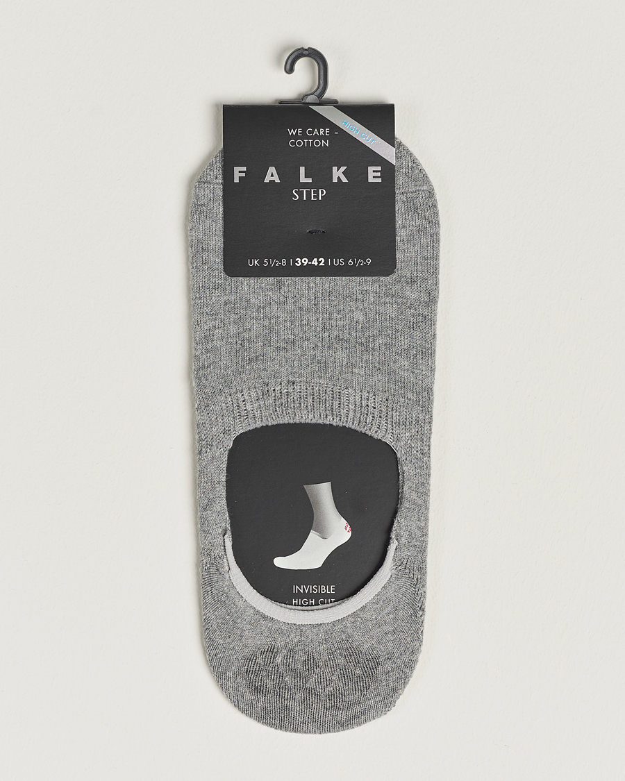 Herre | Undertøy | Falke | Casual High Cut Sneaker Socks Light Grey Melange