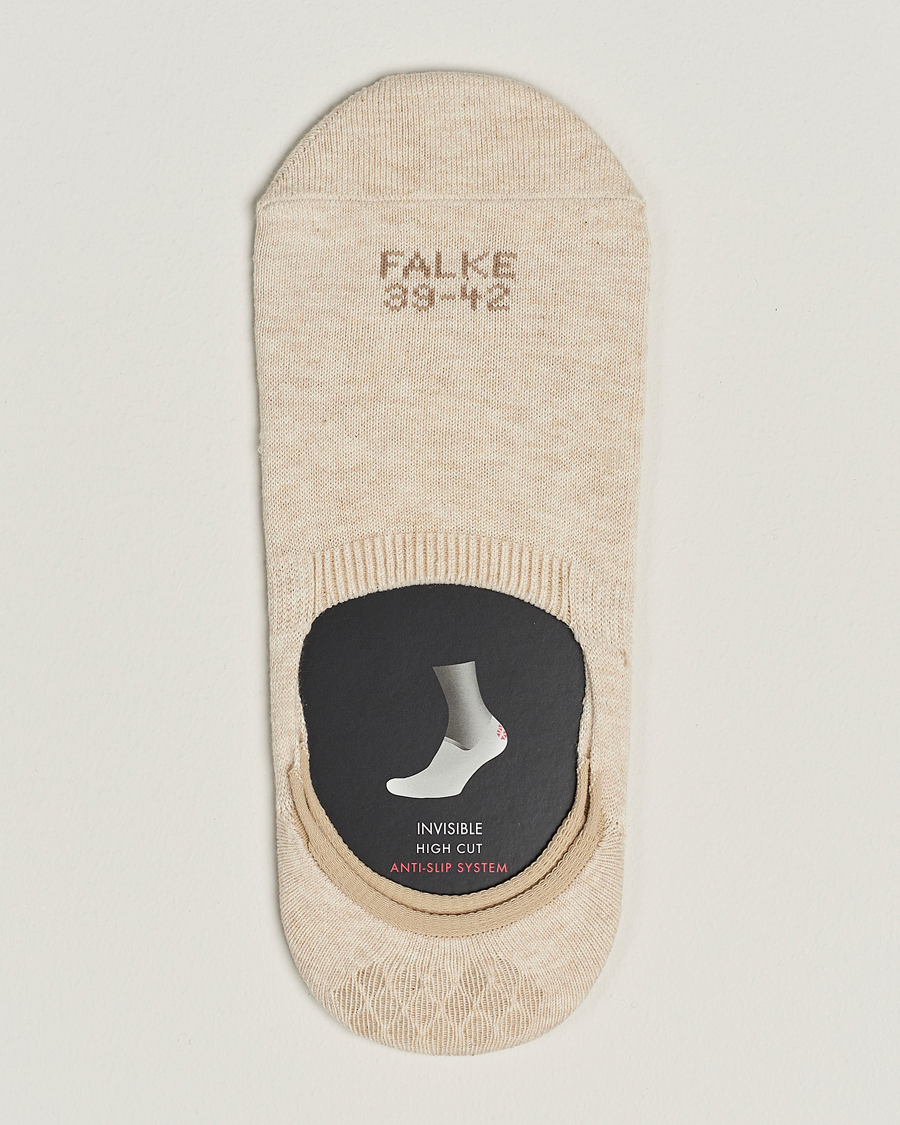 Herre |  | Falke | Casual High Cut Sneaker Socks Sand Melange
