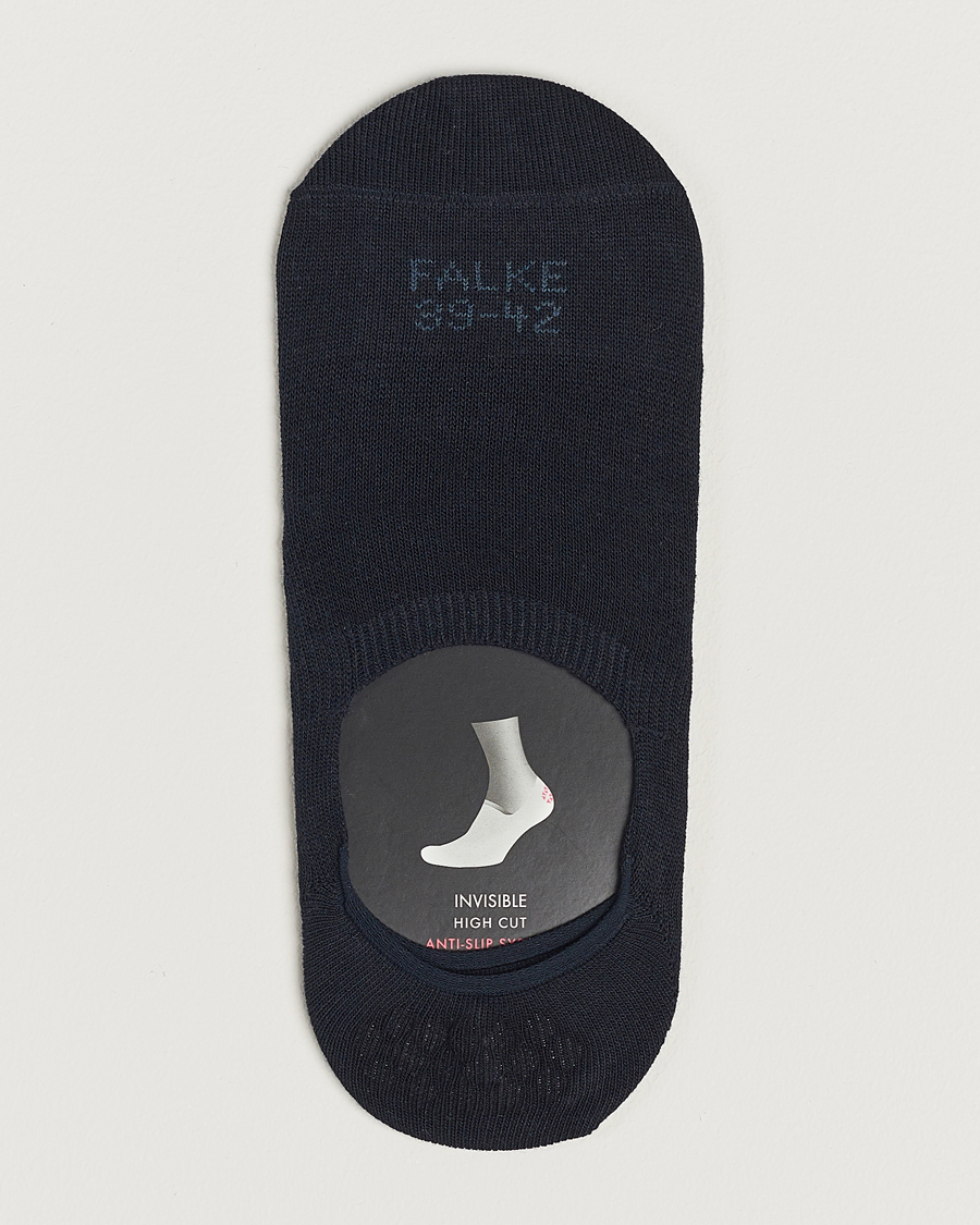 Herre | Undertøy | Falke | Casual High Cut Sneaker Socks Dark Navy