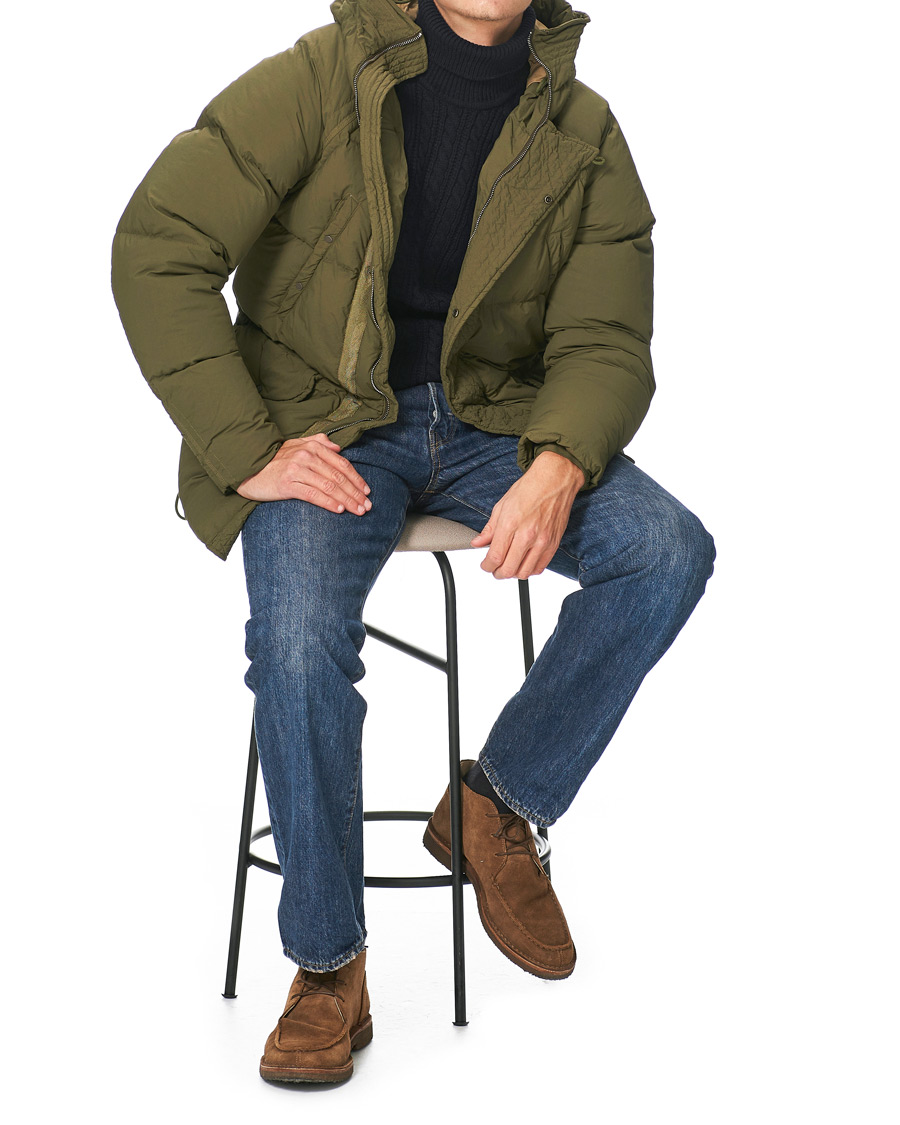 Herre | Jakker | Ten c | Deck Garment Dyed Down Parka Olive