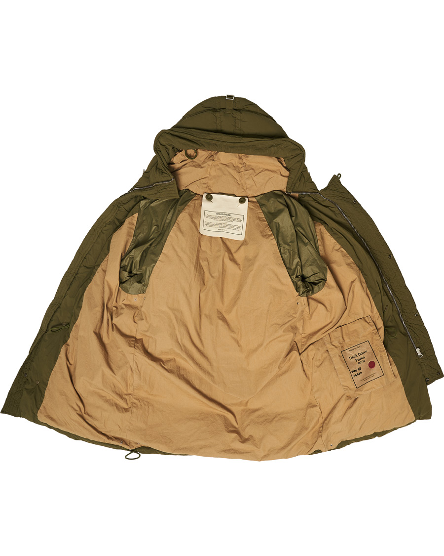 Herre | Jakker | Ten c | Deck Garment Dyed Down Parka Olive