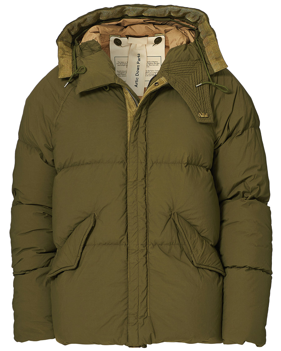 Herre | Jakker | Ten c | Artic Garment Dyed Down Jacket Olive