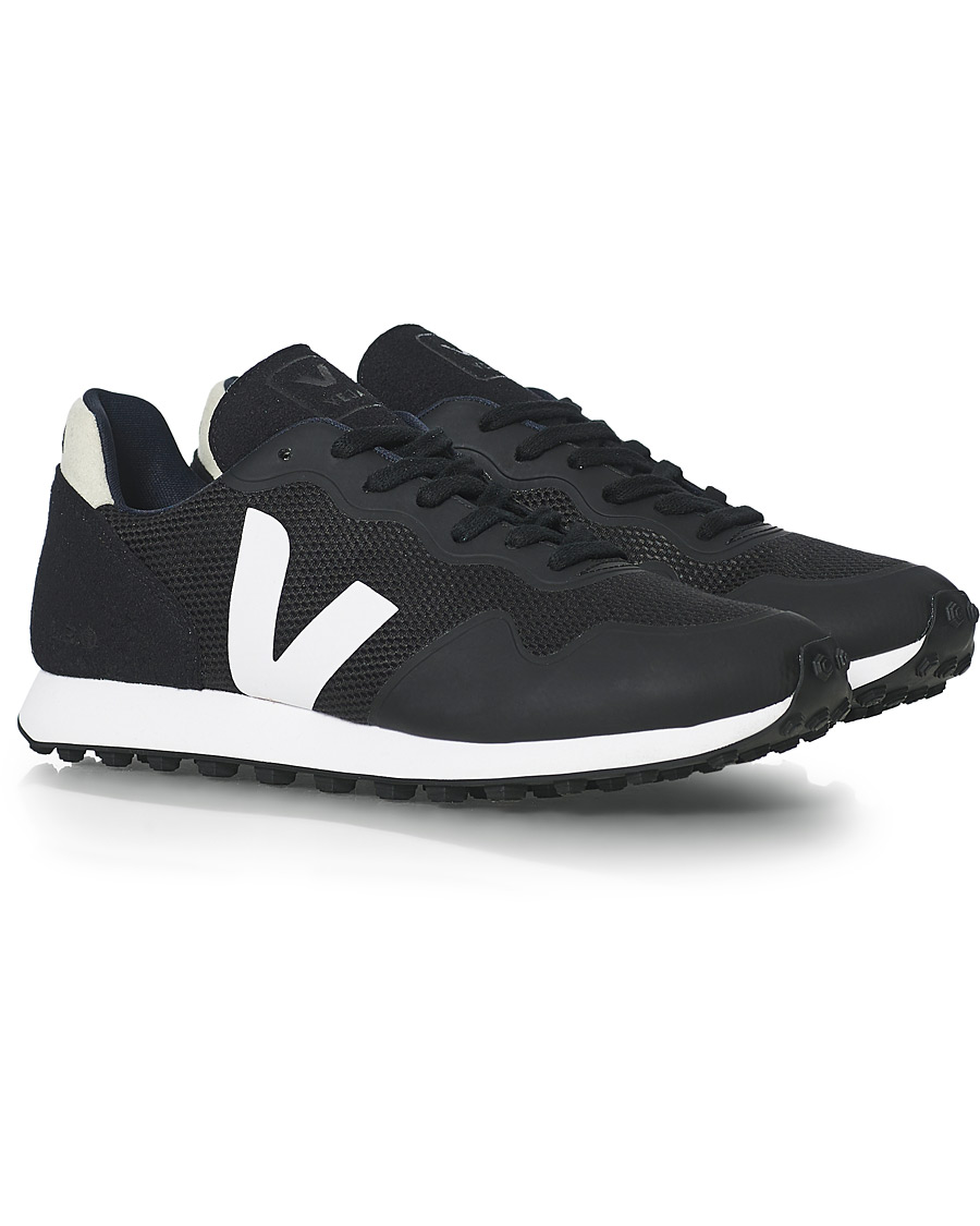 Herre | Veja SDU Vegan Running Sneaker Black/White | Veja | SDU Vegan Running Sneaker Black/White