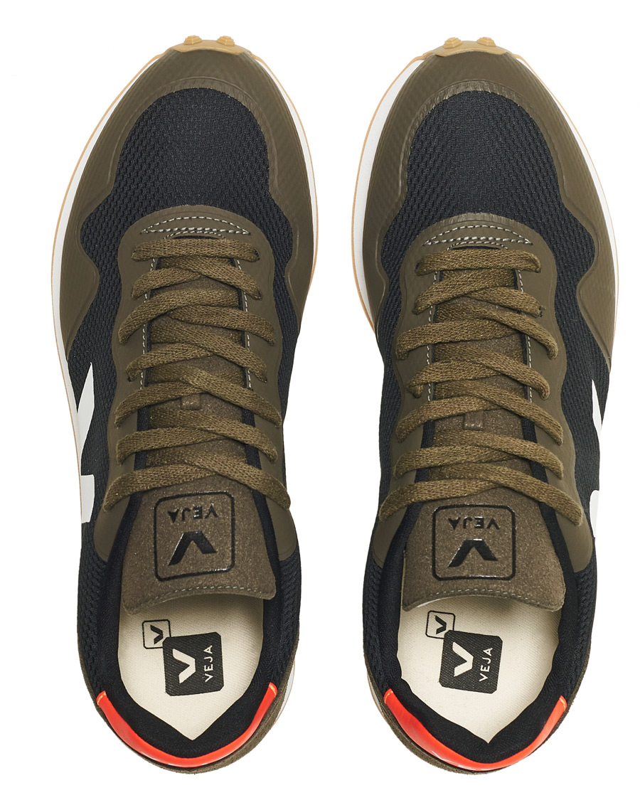 Herre | Veja SDU Vegan Running Sneaker Black/White/Khaki | Veja | SDU Vegan Running Sneaker Black/White/Khaki