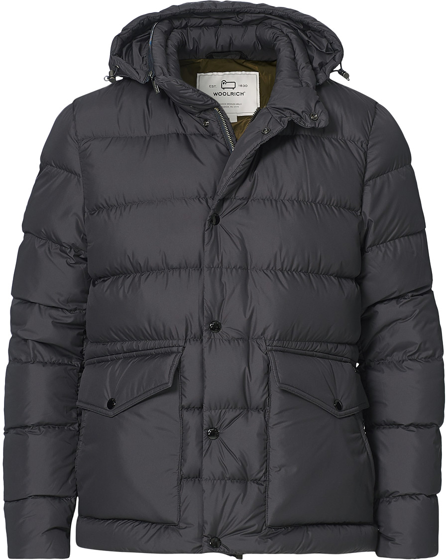 Herre | Jakker | Woolrich | Sierra Hooded Puffer Jacket Phantom