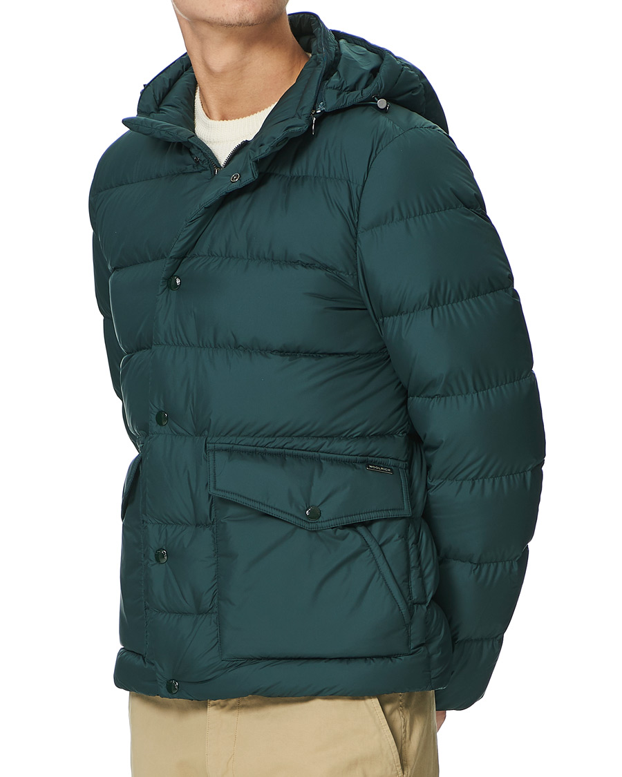 Herre | Jakker | Woolrich | Sierra Hooded Puffer Jacket Stand