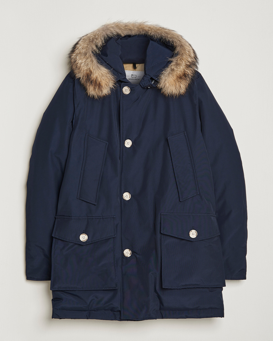 Herre | Jakker | Woolrich | Arctic Parka DF Melton Blue
