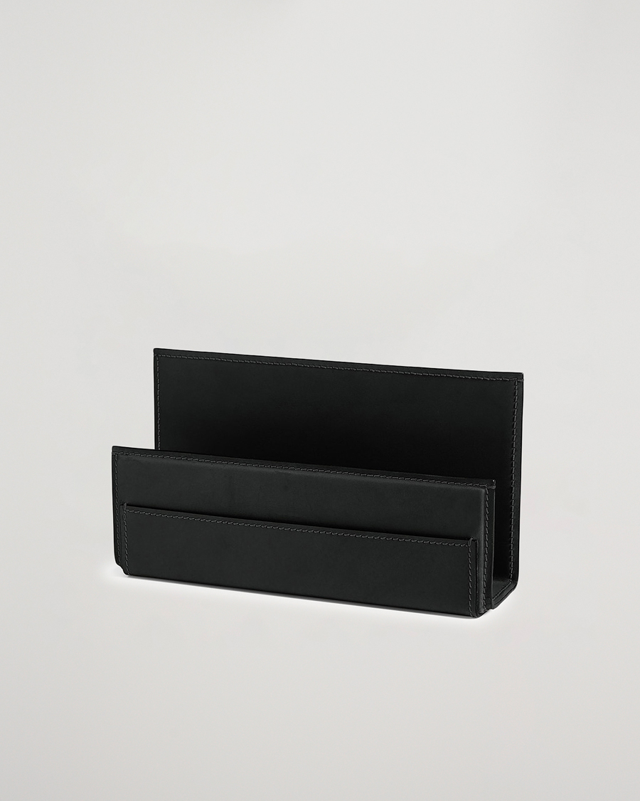 Herre | Til hjemmet | Ralph Lauren Home | Brennan Leather Letter Rack Black
