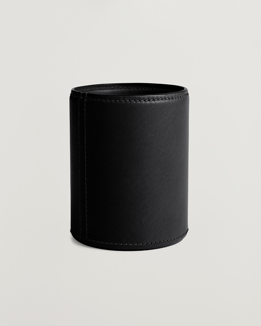 Herre |  | Ralph Lauren Home | Brennan Leather Pencil Cup Black