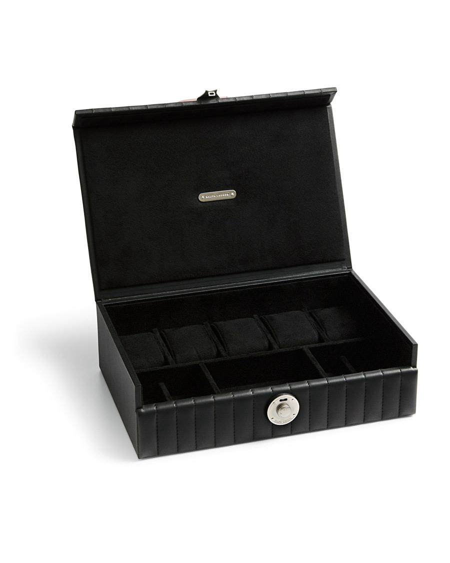 Herre | Julegavetips | Ralph Lauren Home | Cooper Leather Watch Box Black