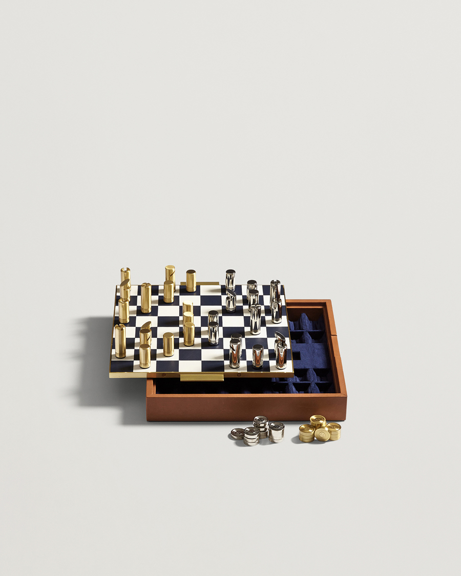 Herre | Ralph Lauren Home Fowler Chess Set Saddle Multi | Ralph Lauren Home | Fowler Chess Set Saddle Multi