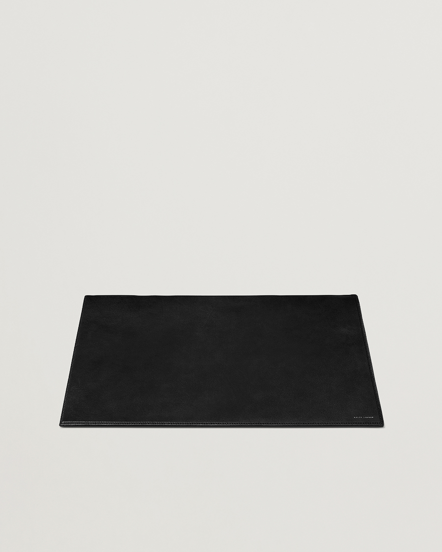 Herre | Til hjemmet | Ralph Lauren Home | Brennan Small Leather Desk Blotter Black