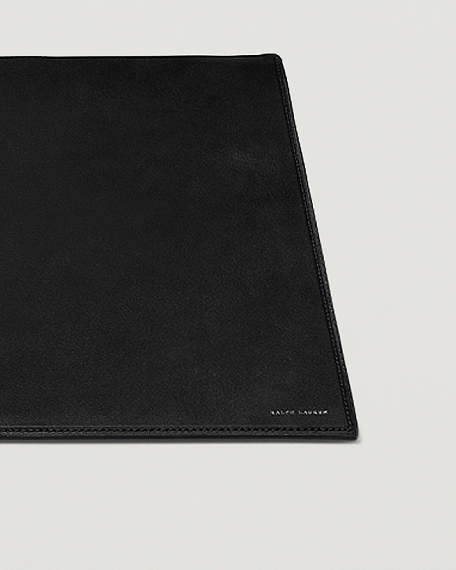 Herre |  | Ralph Lauren Home | Brennan Small Leather Desk Blotter Black