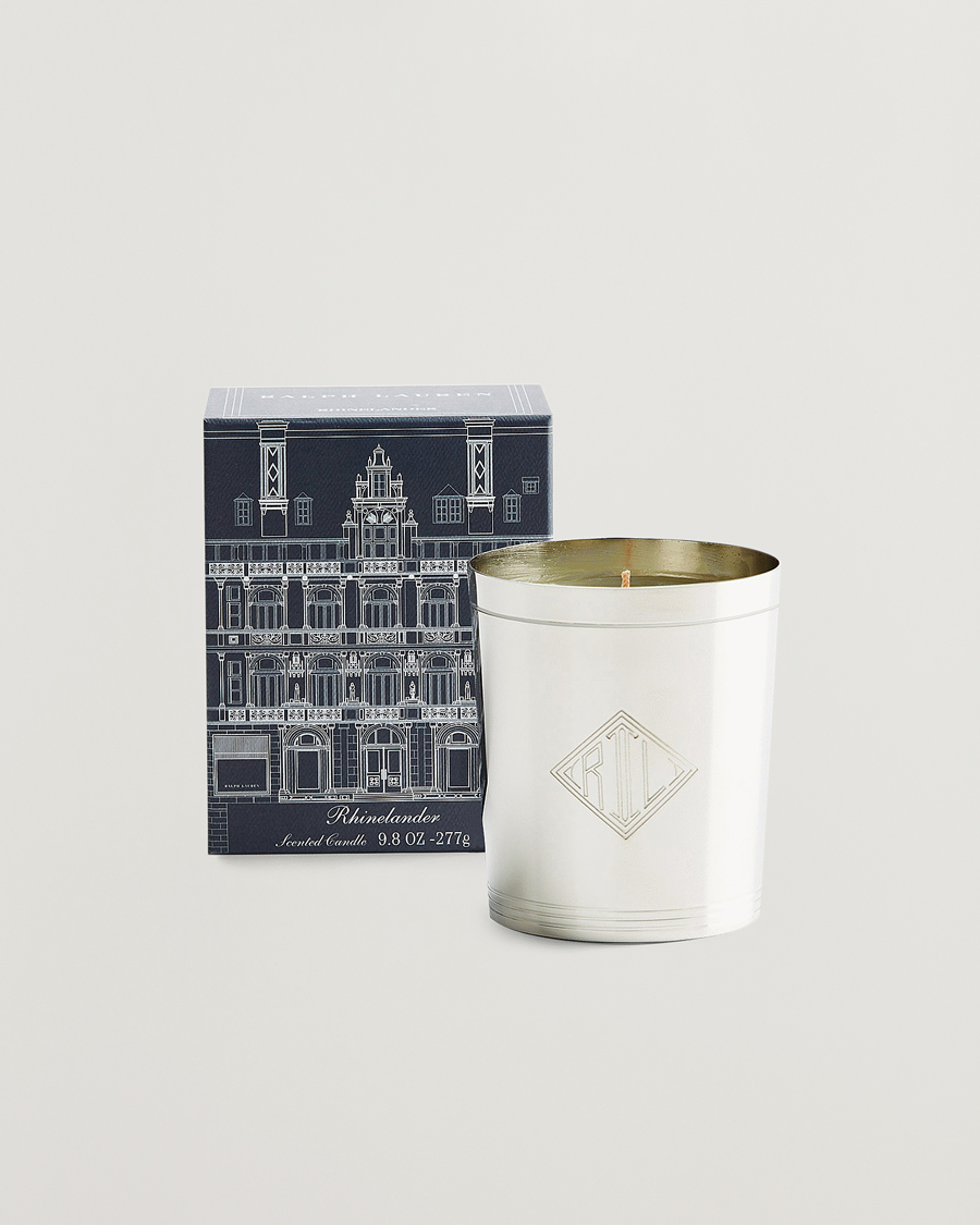 Herre |  | Ralph Lauren Home | Rhinelander Flagship Single Wick Candle Silver