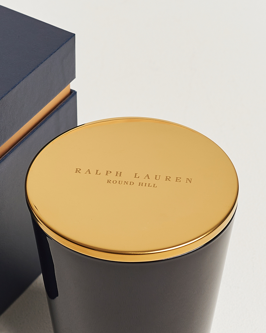 Herre | Gaver | Ralph Lauren Home | Round Hill Single Wick Candle Navy/Gold