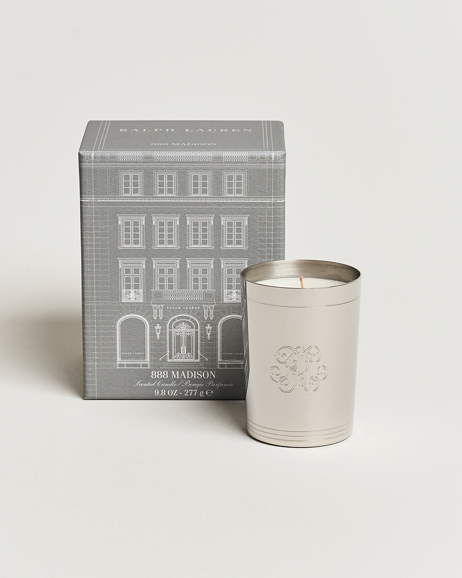 Herre |  | Ralph Lauren Home | 888 Madison Flagship Single Wick Candle Silver