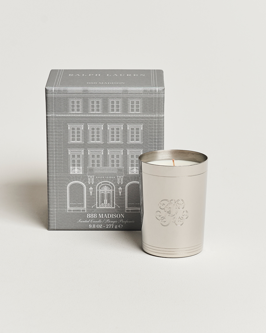 Herre | Ralph Lauren Home 888 Madison Flagship Single Wick Candle Silver | Ralph Lauren Home | 888 Madison Flagship Single Wick Candle Silver