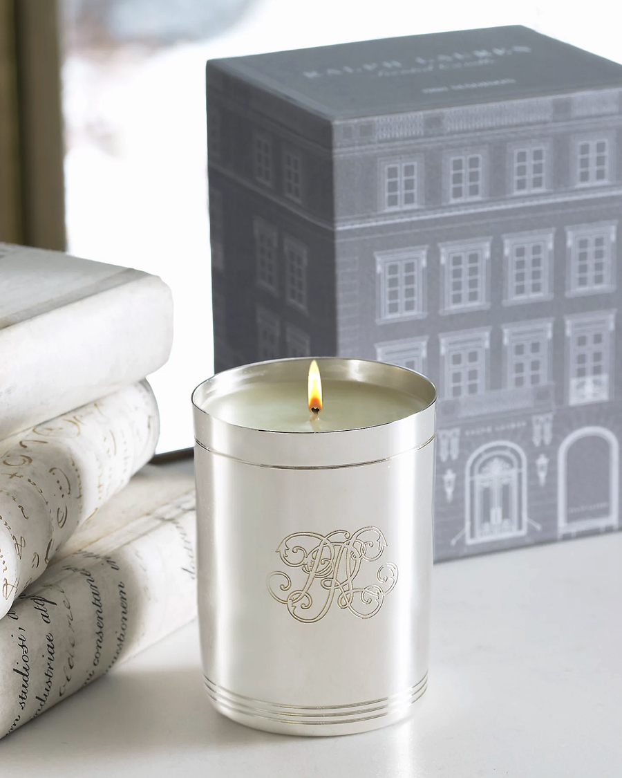 Herre | Ralph Lauren Home 888 Madison Flagship Single Wick Candle Silver | Ralph Lauren Home | 888 Madison Flagship Single Wick Candle Silver